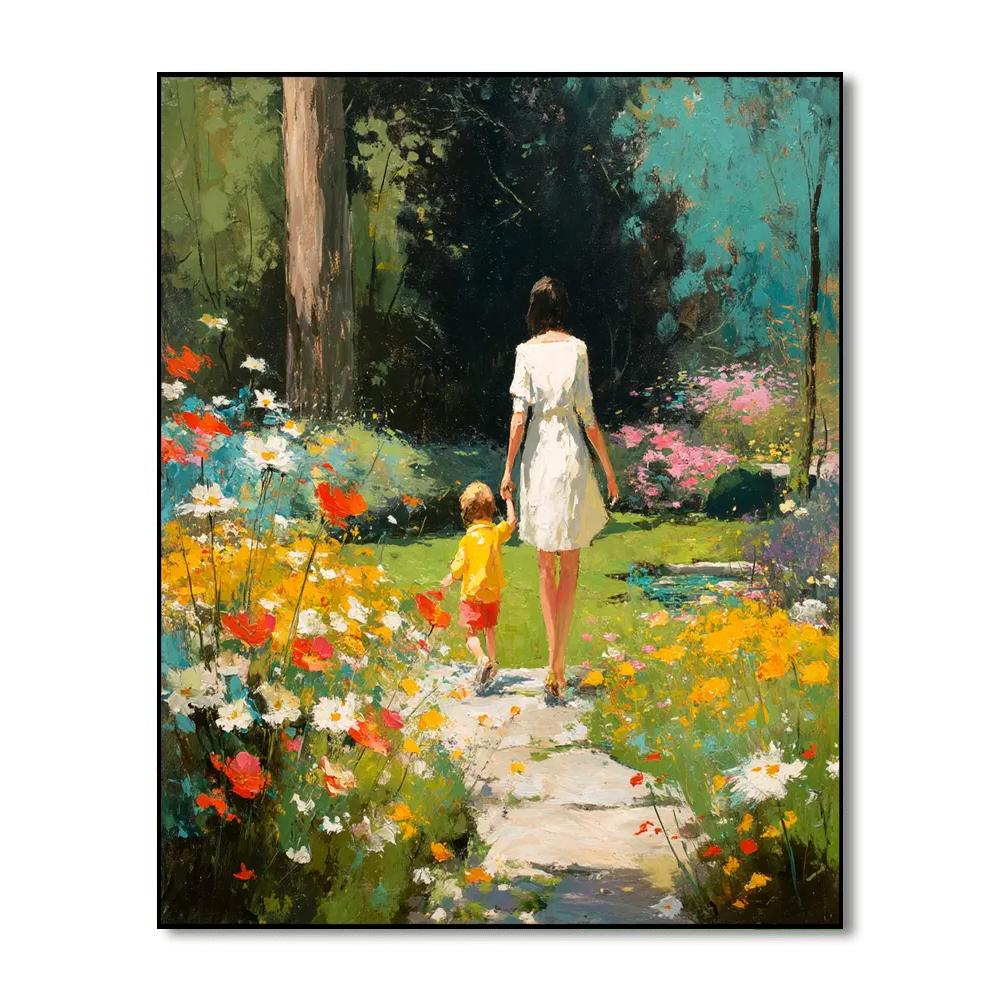 Joyful Garden Walk Paint By Numbers Kits