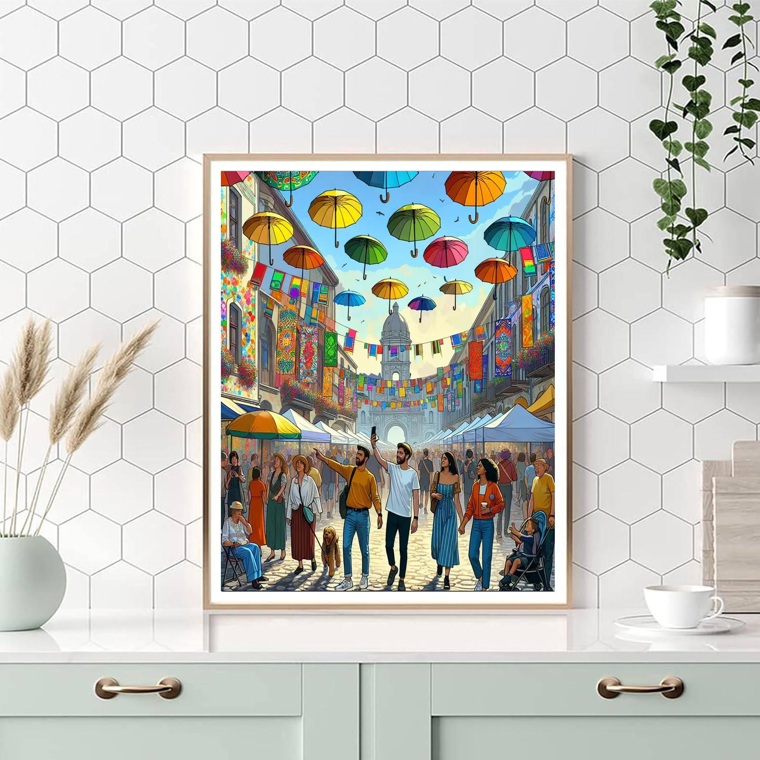 AgitÁgueda Art Festival - Águeda, Portugal Painting Number Kit