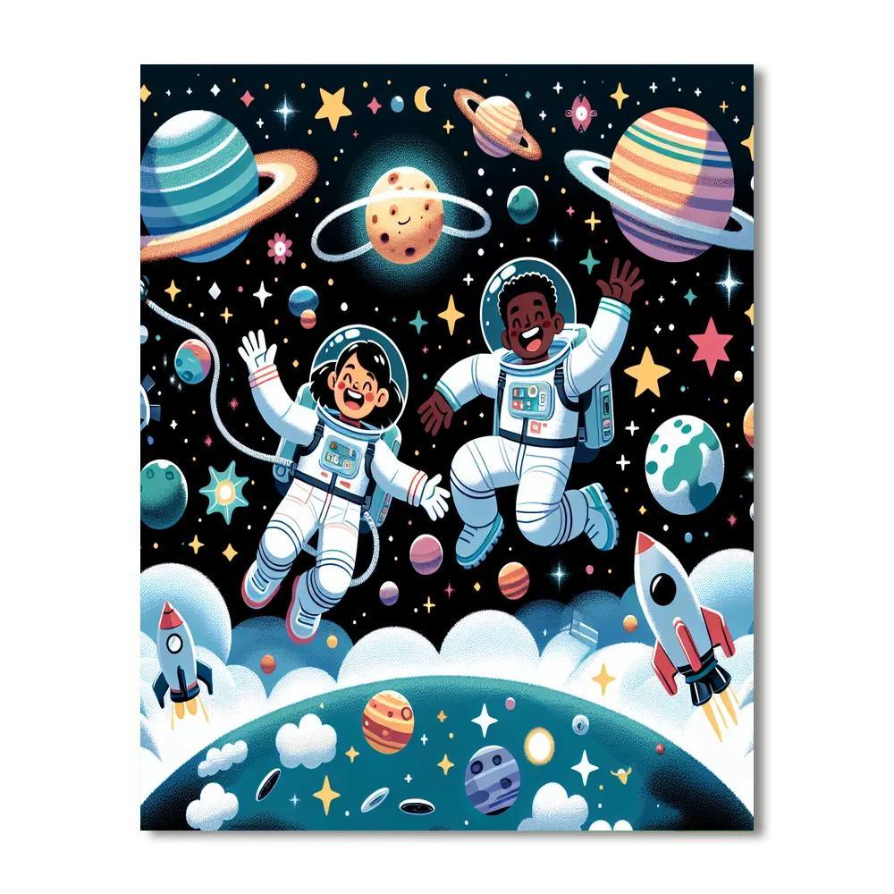 Epic Adventures In Space Paint By Color