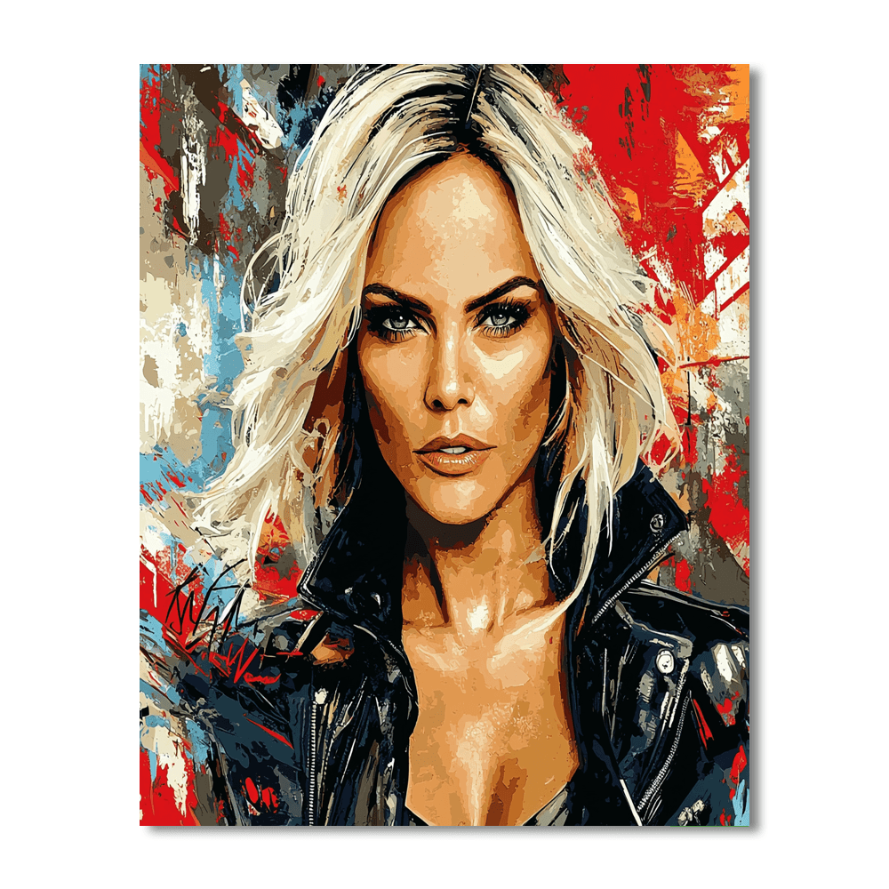 Charlize Theron: The Unstoppable Force Of Reinvention Painting By Numbers Kit