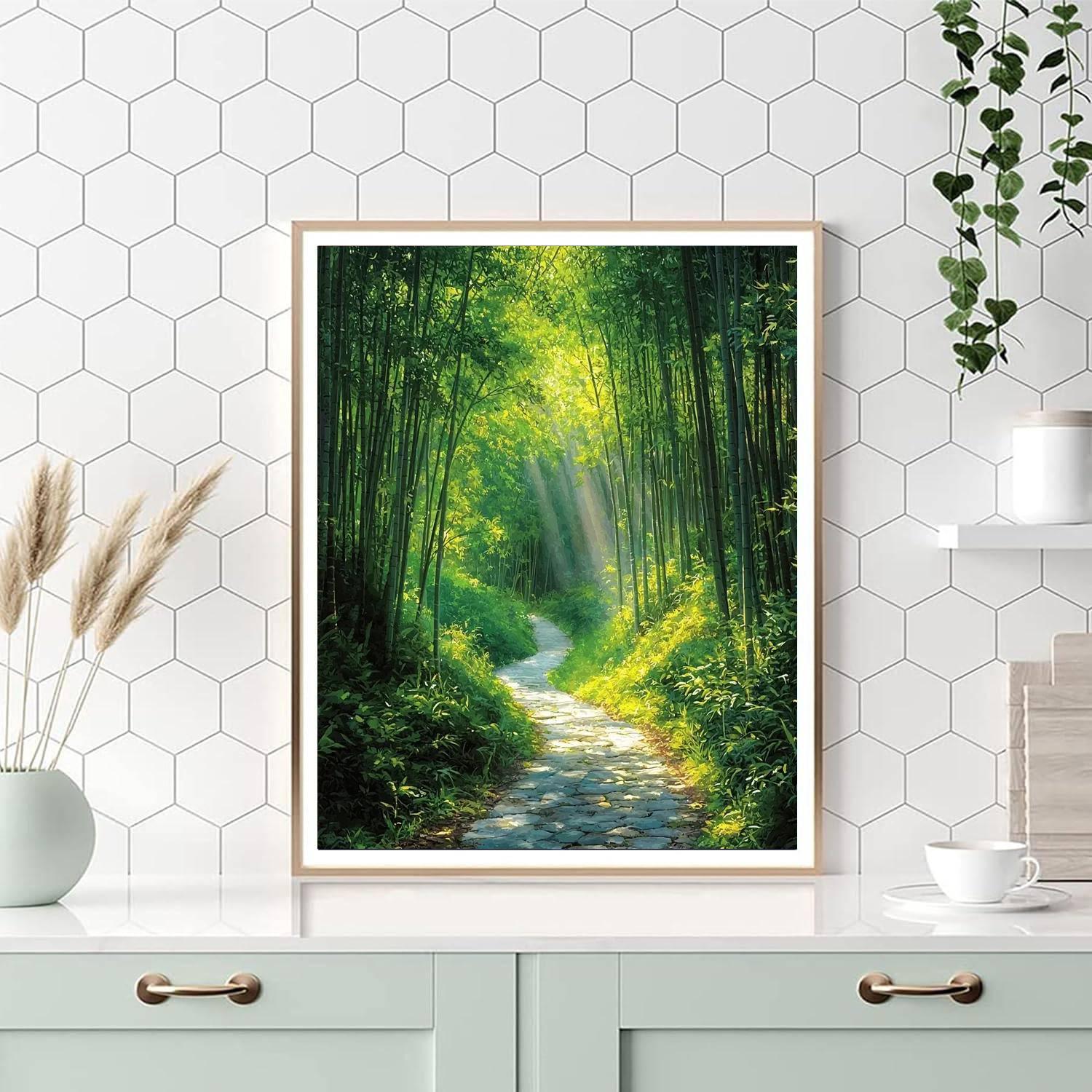 Bamboo Grove - Arashiyama Paint By Numbers