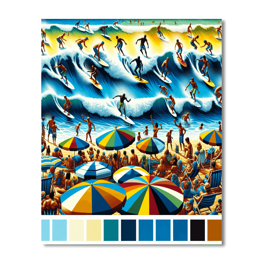 Dynamic Ocean Adventure Paint By Numbers Kits