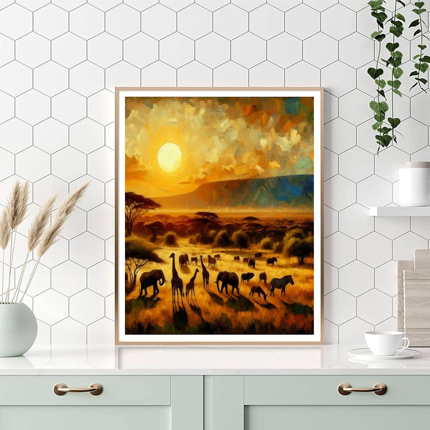 Safari Serengeti Experience Paint By Number