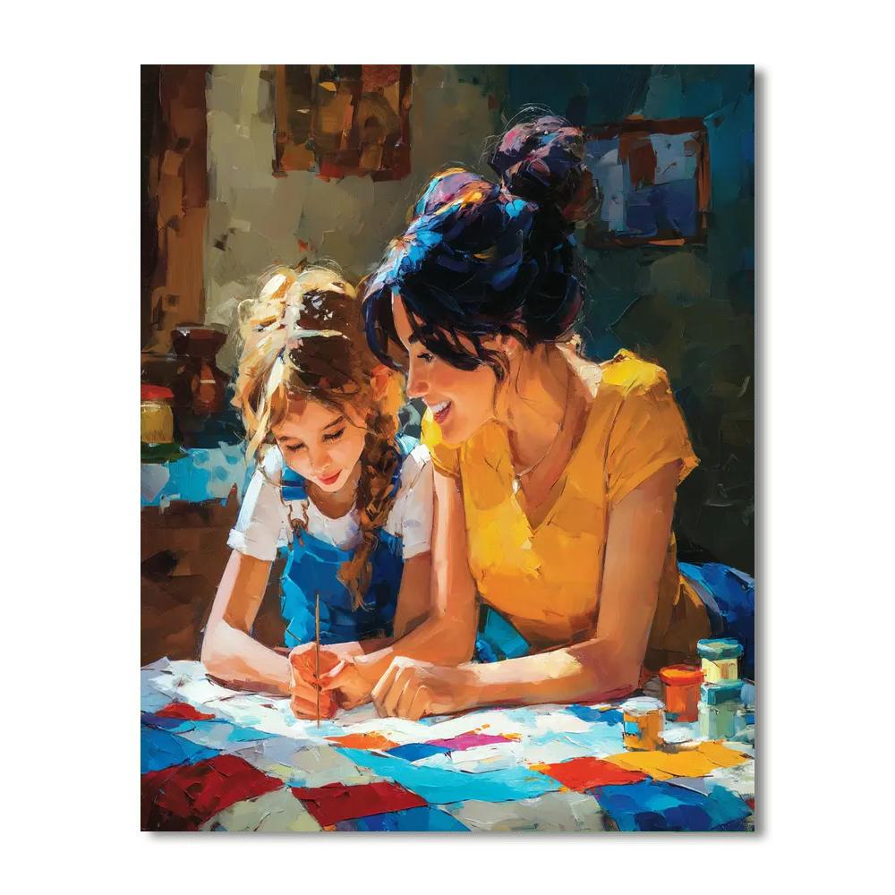 Timeless Quilt Of Memories Number Painting