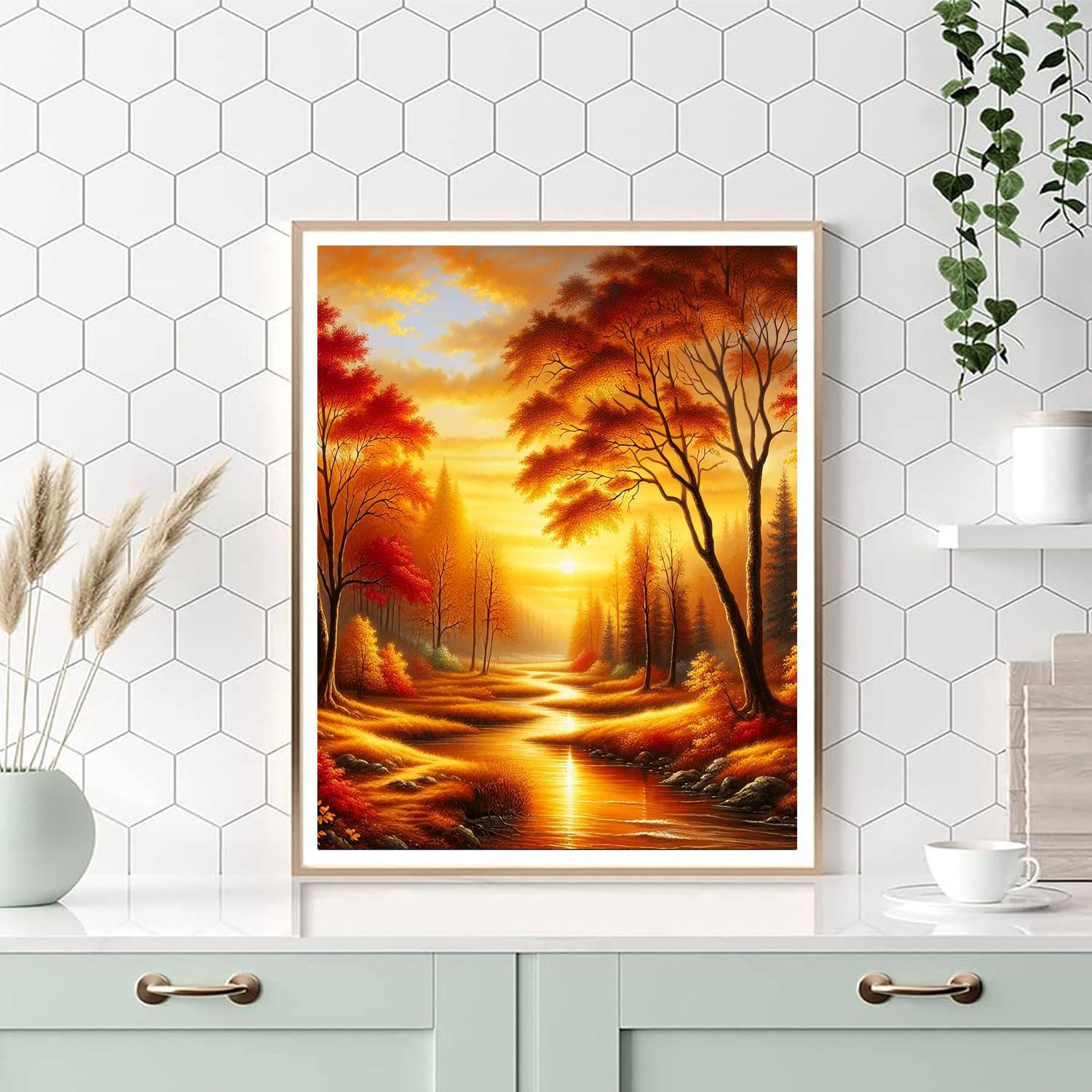 Breezy Autumn Afternoon Paint By Color