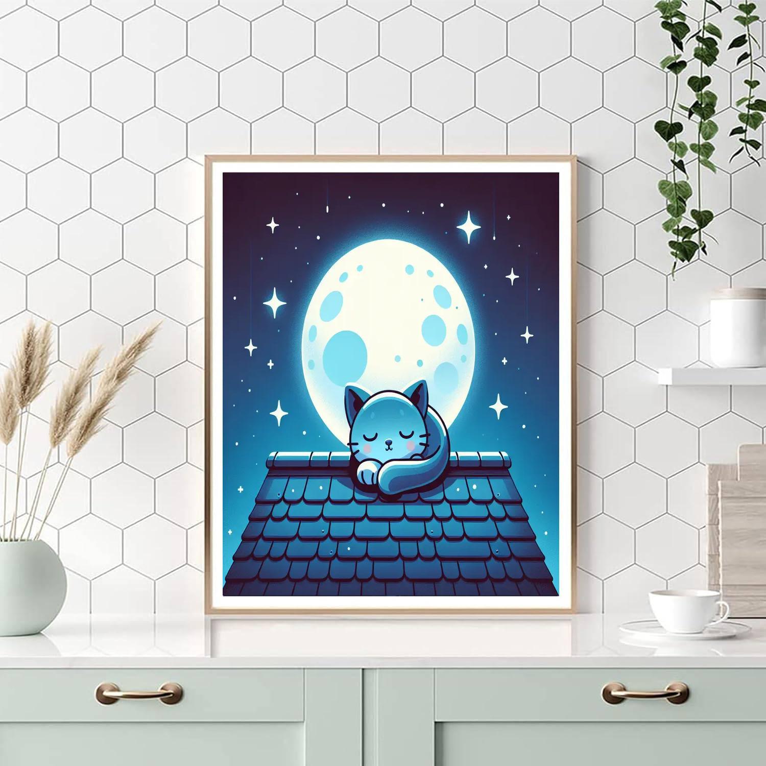 Magical Starry Nights Paint By Numbers Art