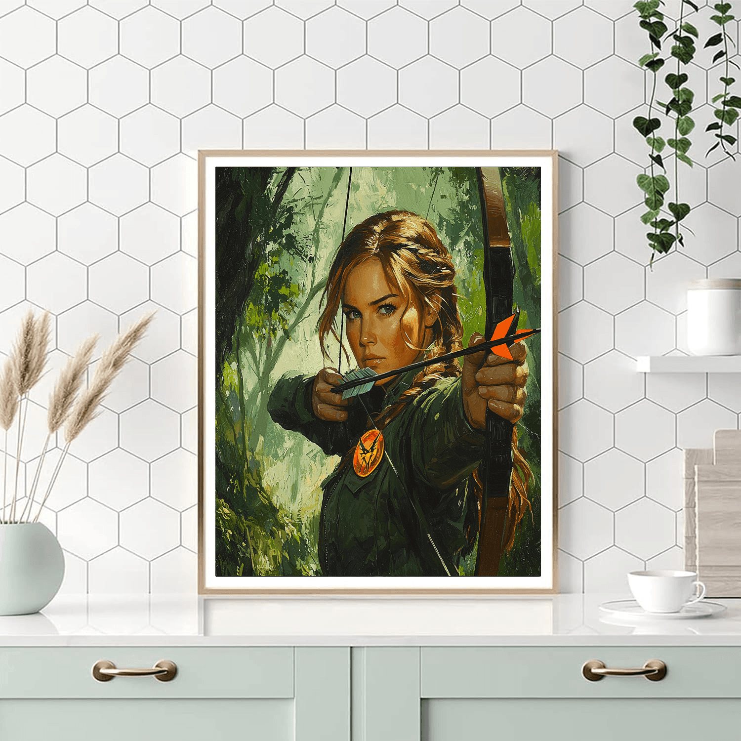 Jennifer Lawrence: Catching Fire In The Silver Screen Painting Number Kit
