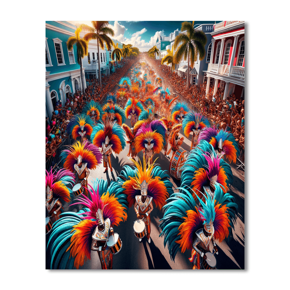 Junkanoo Festival - Bahamas Paint By Number