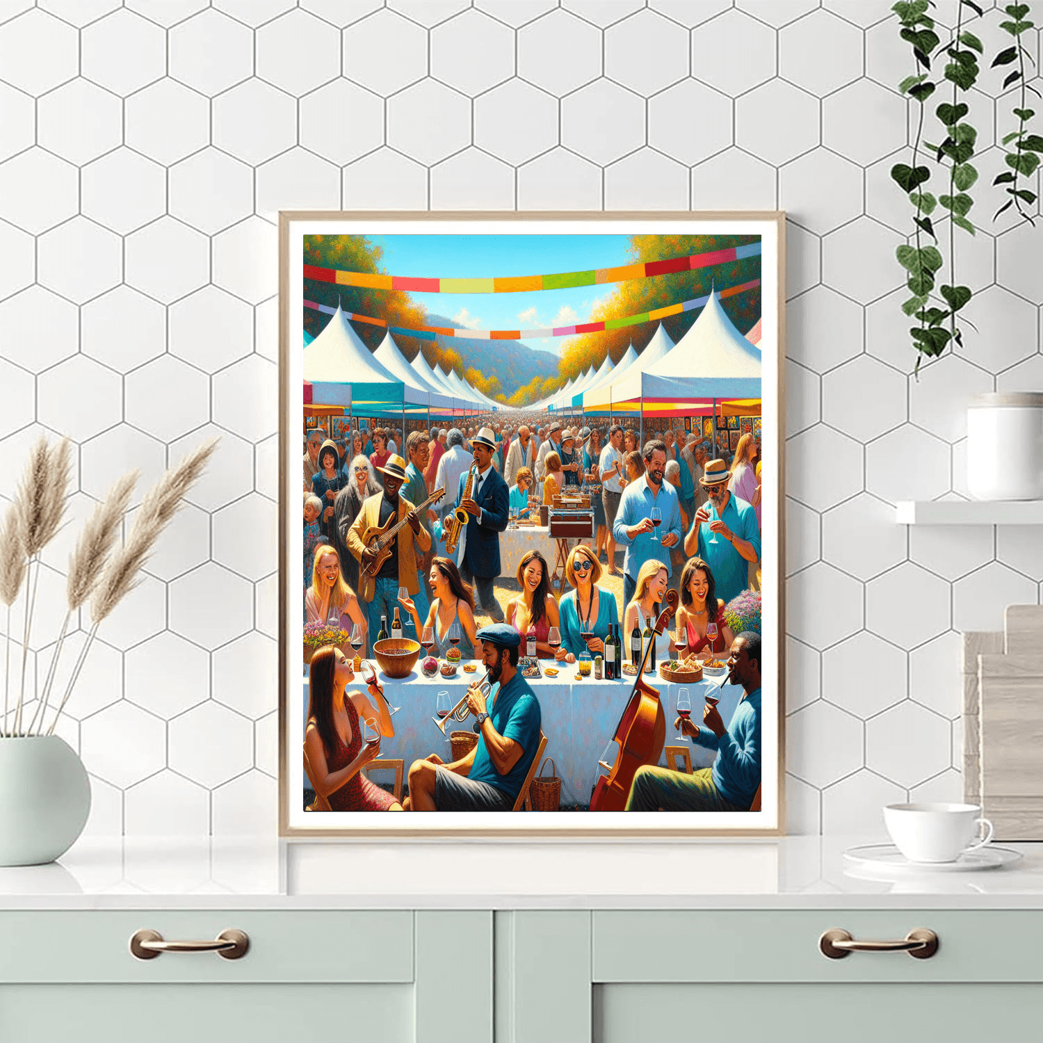 Palo Alto Art And Wine Festival Paint By Color