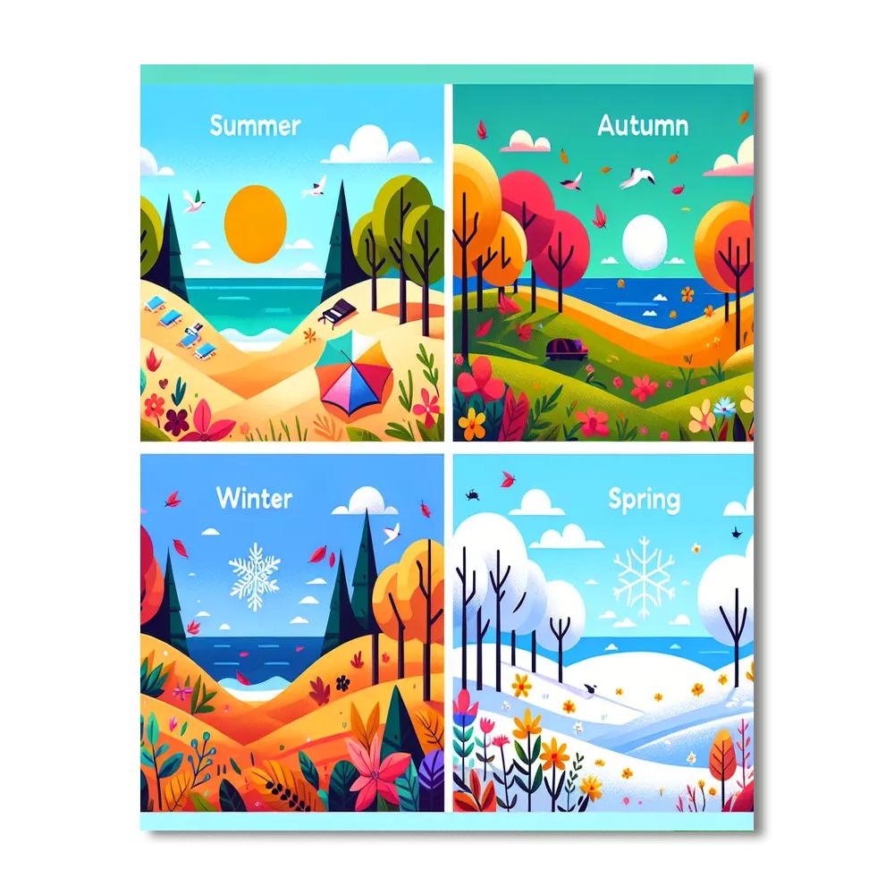 Seasonal Celebrations DIY Paint By Numbers