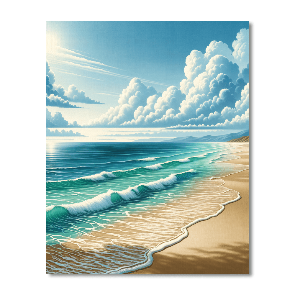 Blissful Beach Retreat Paint By Number
