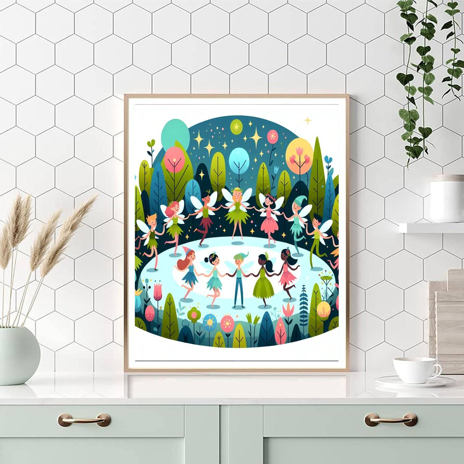 Forest Fairy Festival Paint By Numbers
