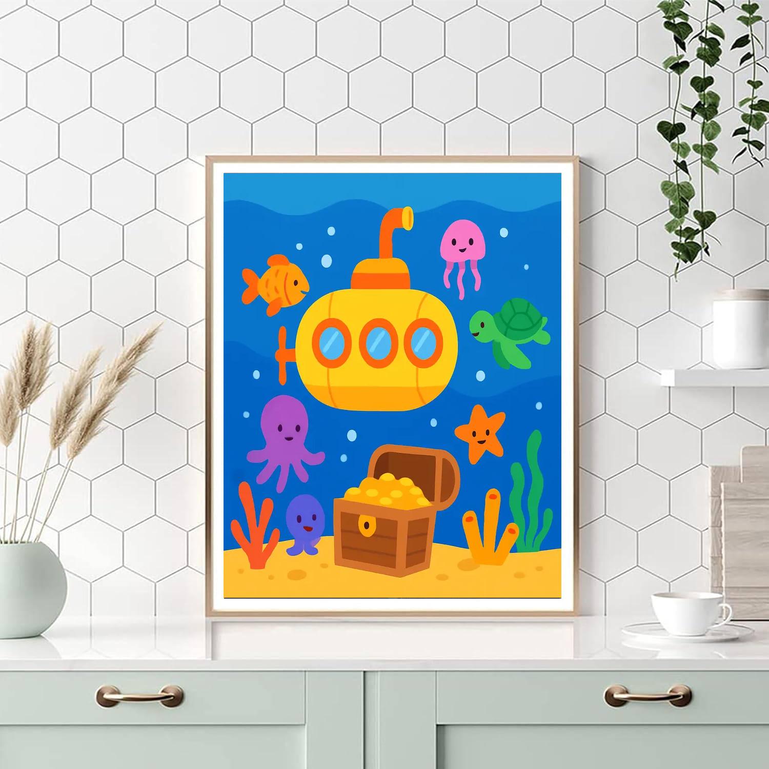 Ocean Explorer Challenge Paint By Color
