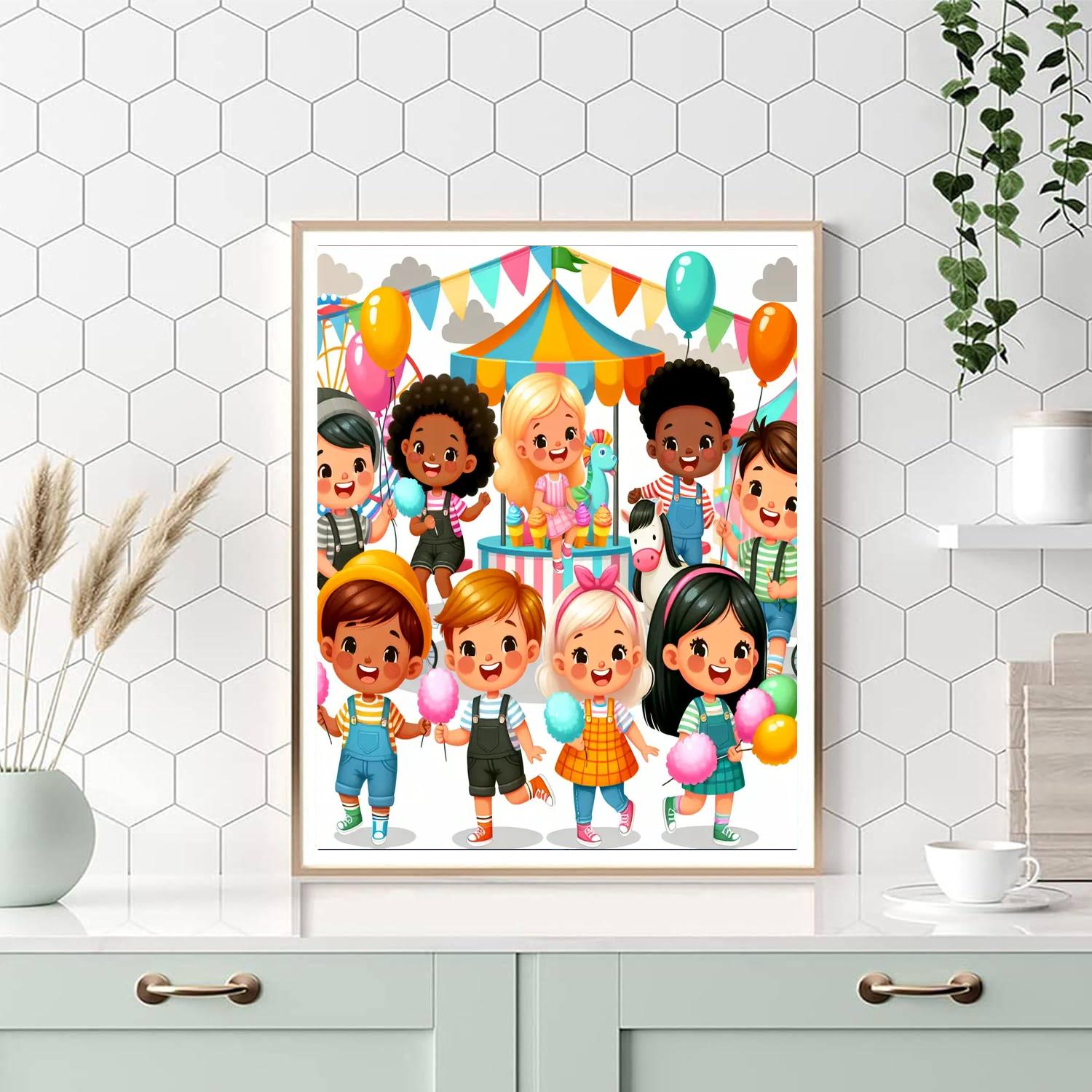 Fantastic Fun Fair Numbered Painting Kits