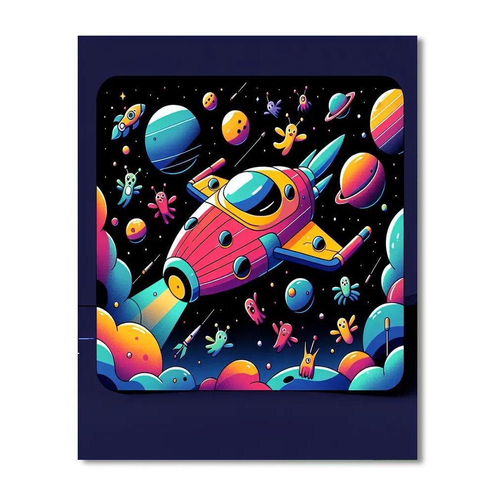 Cosmic Explorers Paint By Number