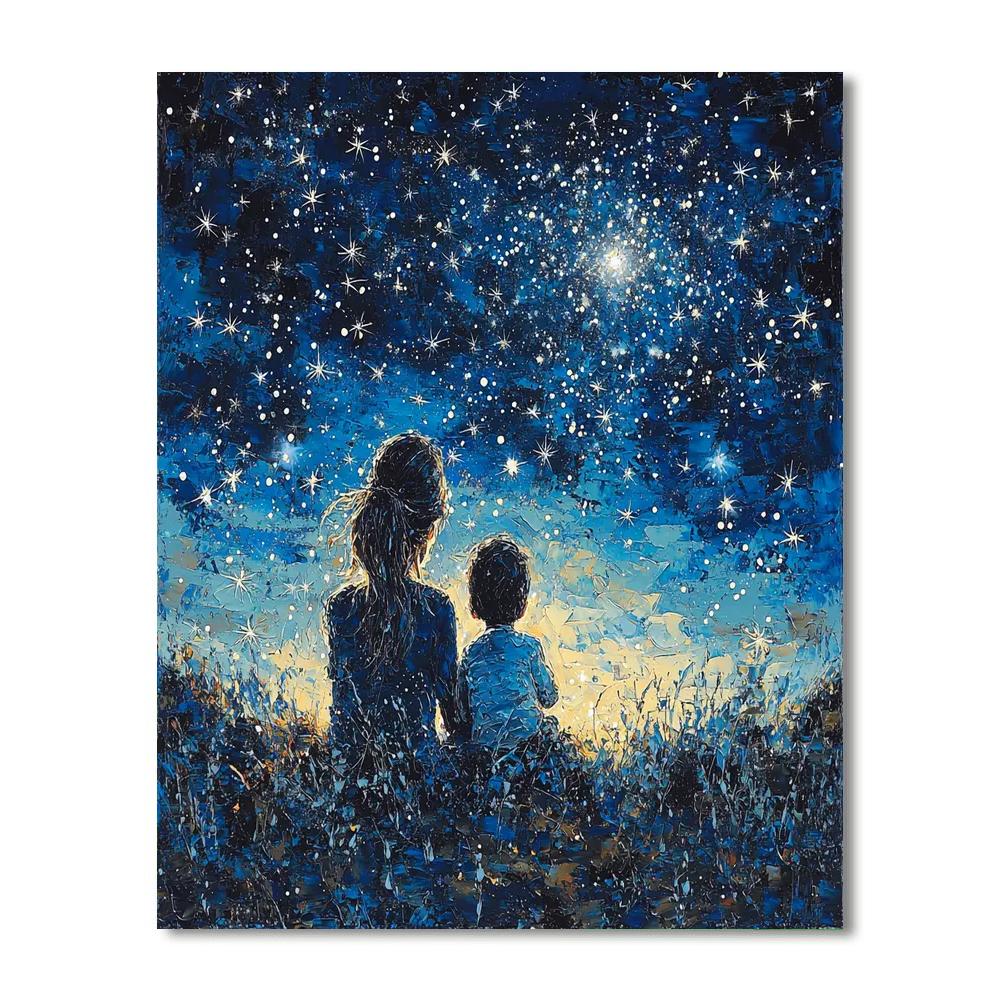 Guiding Stars Dreamscape Number Painting
