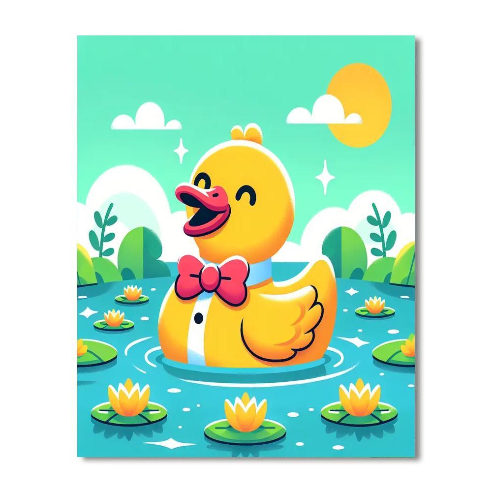 Dapper Duck Painting Number Kit