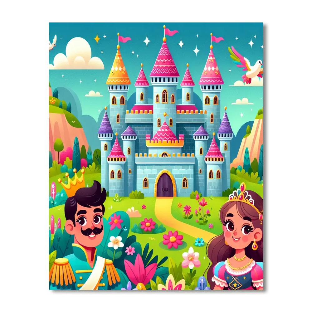 Fairytale Castle Chronicles Number Painting