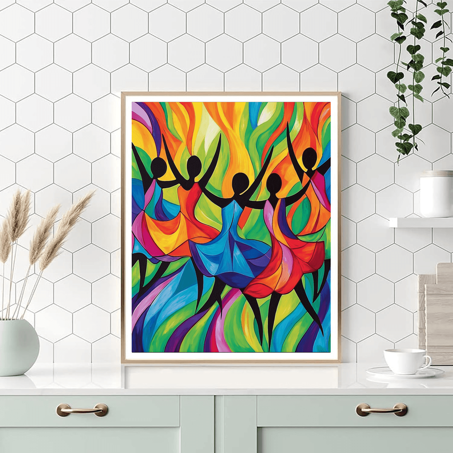 Henri Matisse Inspired Matisse's Joyful Dance Of Life  Paint By Numbers Art