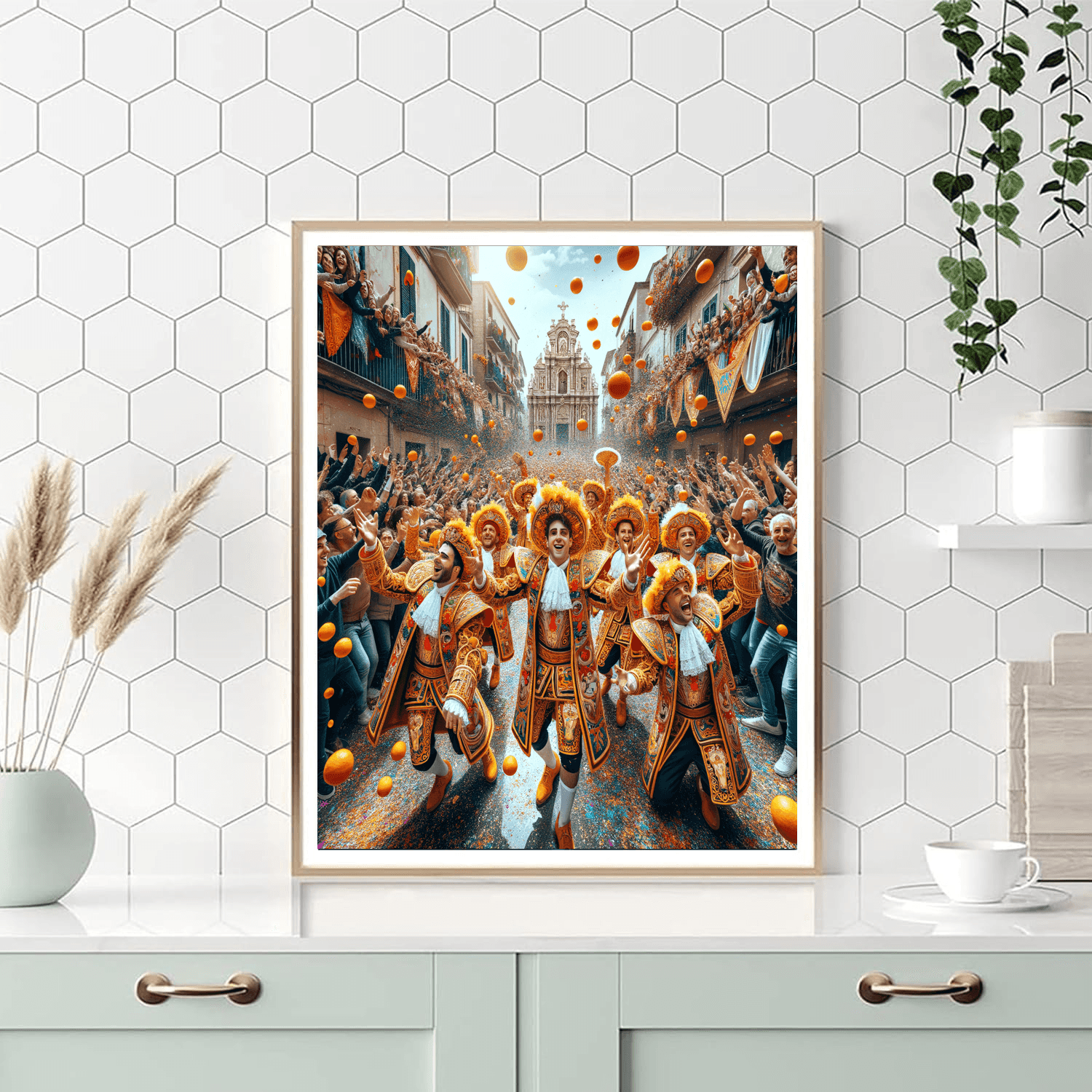 The Carnival Of Binche - Belgium Paint By Numbers Kits