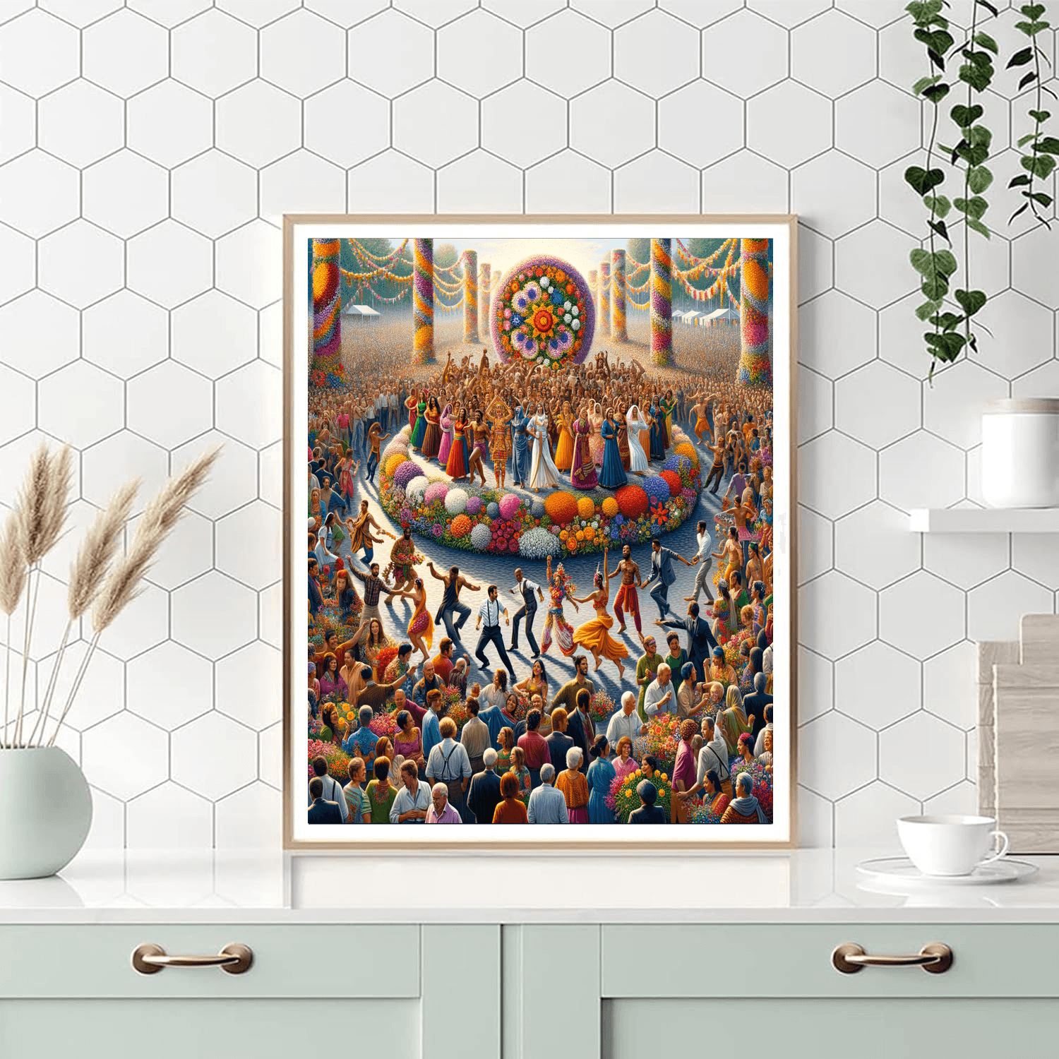 Flower Festival Paint By Number