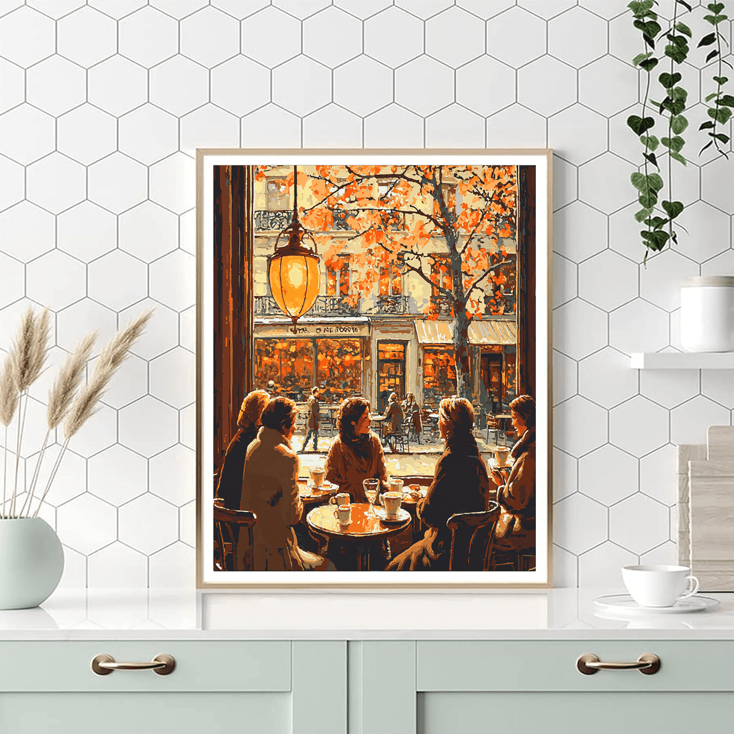 Norman Rockwell Inspired The Art Of Conversation  Paint By Color