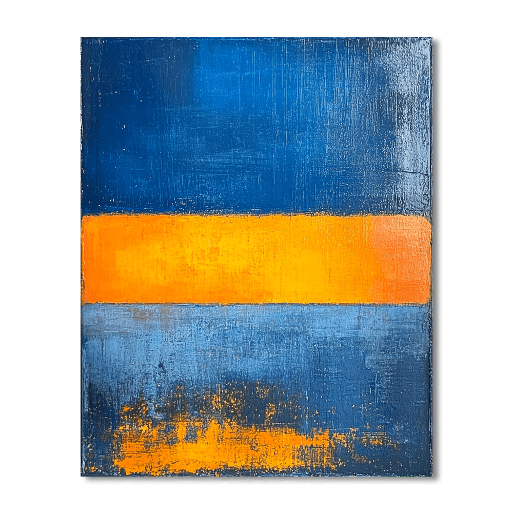 Mark Rothko Inspired Rothko's Color Meditation  Painting By Numbers Kit