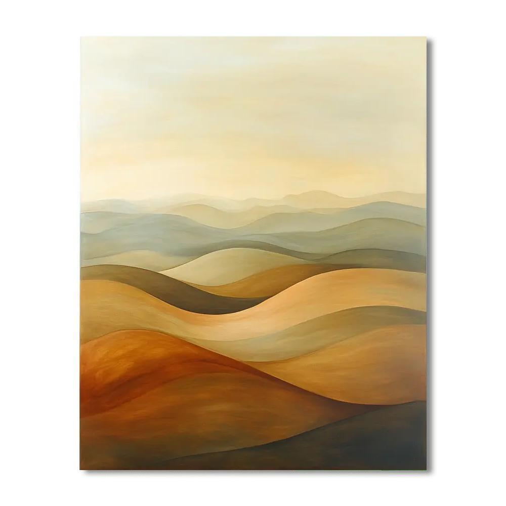 Edgar Degas Inspired Abstract Rhythms Of Nature  DIY Paint By Numbers