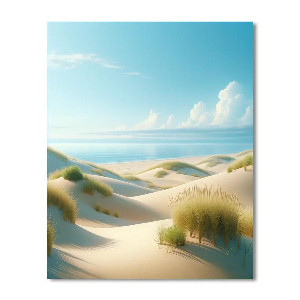 Coastal Dune Serenity DIY Paint By Numbers