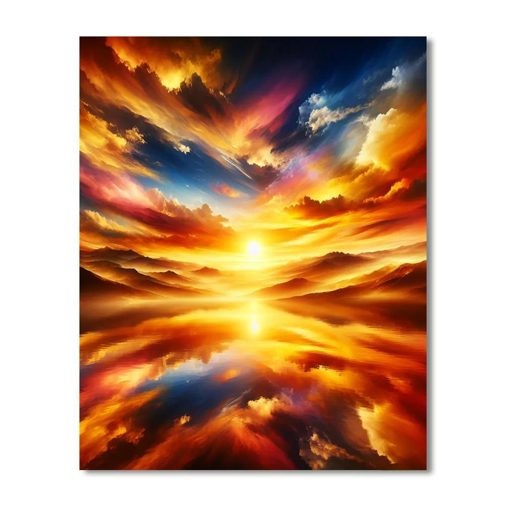 Majestic Golden Sunset - DIY Painting By Numbers Kit – Artistry Rack