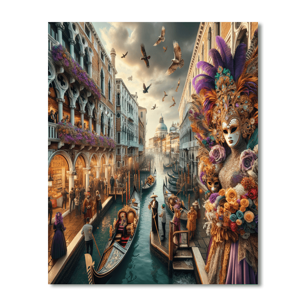 Venice Carnival - Italy Paint By Numbers Art