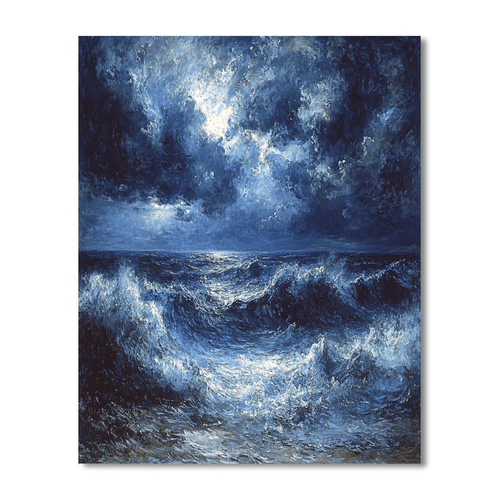 J.M.W. Turner Inspired Emotional Storms  Paint By Numbers Art