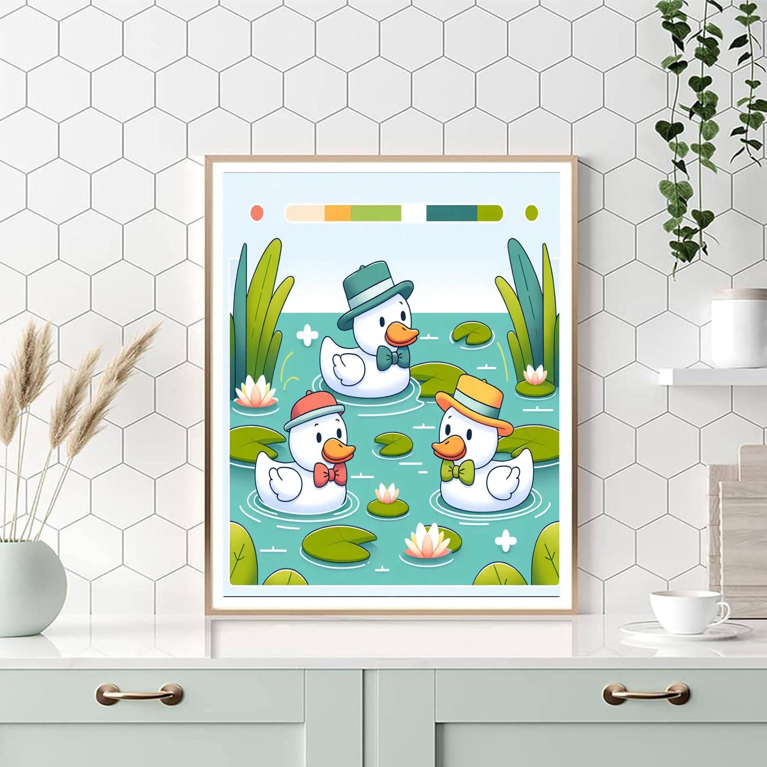 Dapper Ducks Paint By Numbers Kits