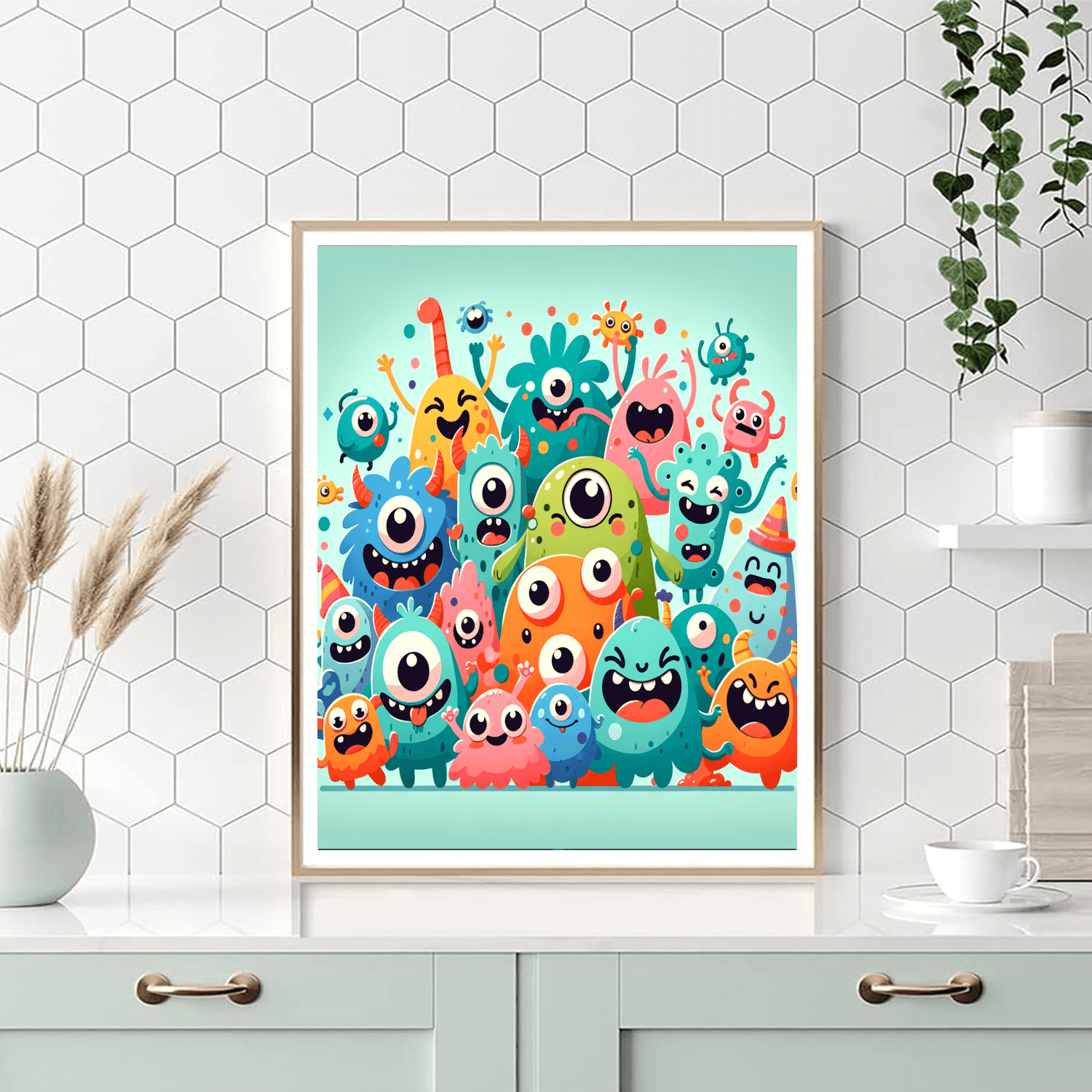 Silly Monster Friends Paint By Number