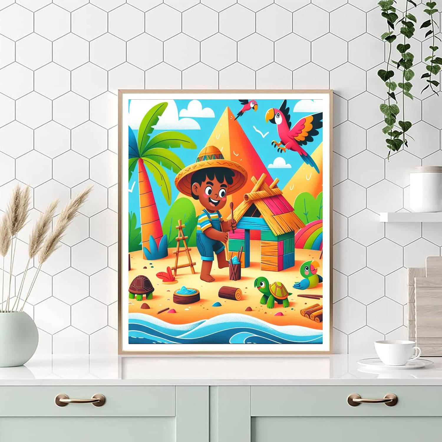 Island Survival Quest Paint By Numbers Kits