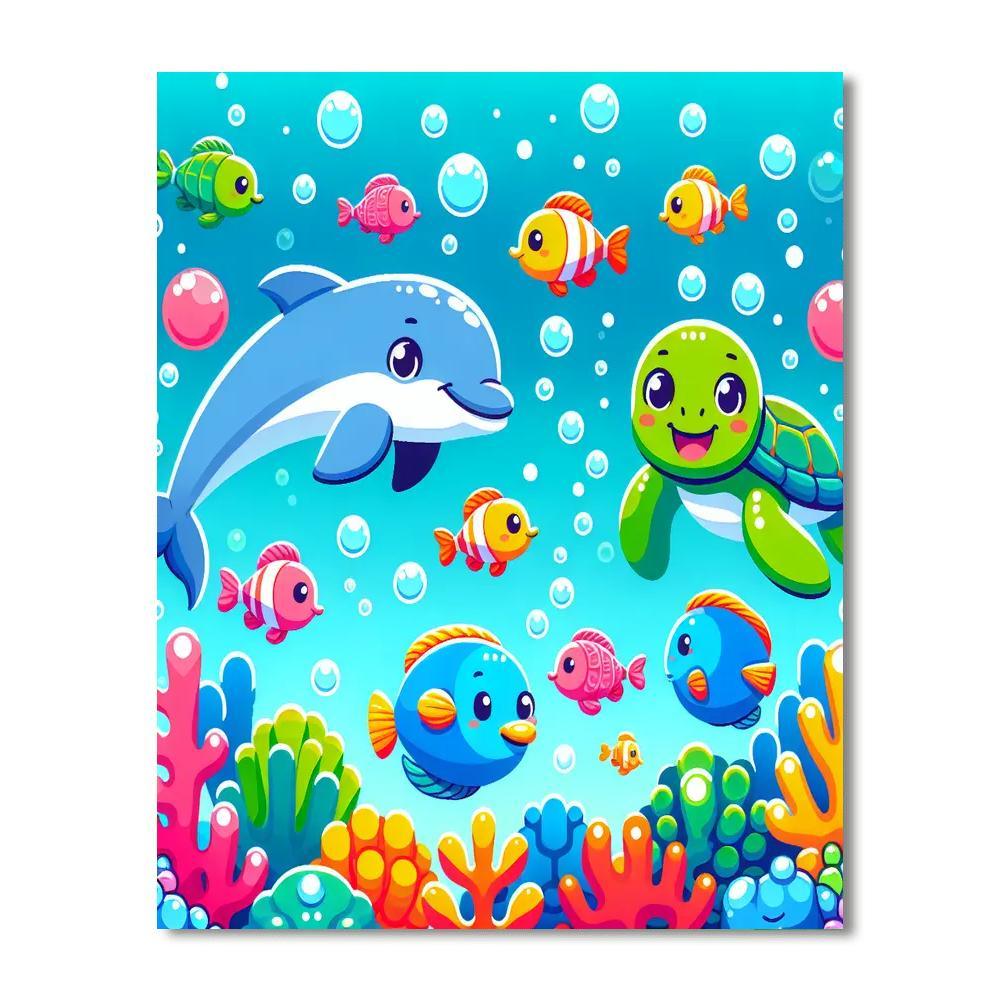 Magical Seaside Paint By Color