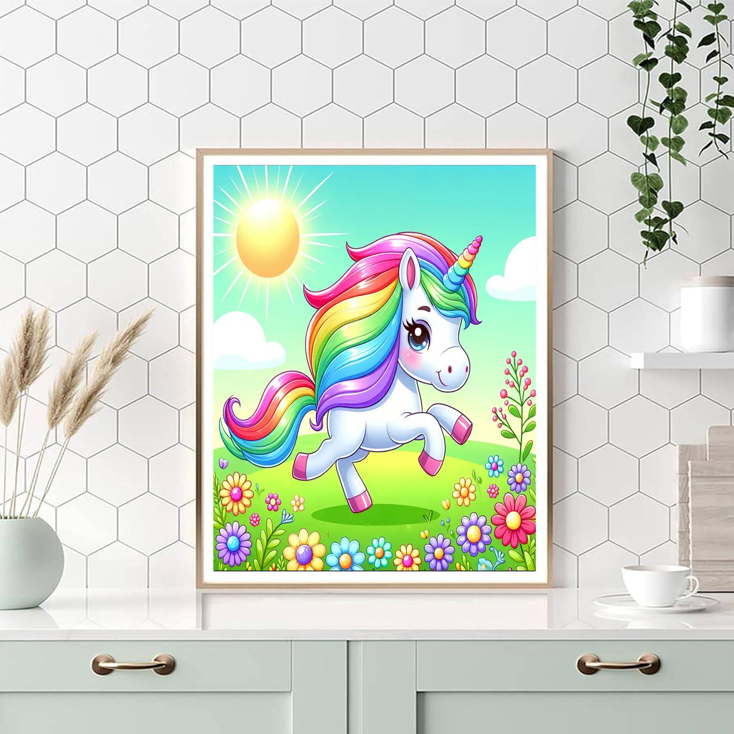 Mysterious Unicorn Paint By Numbers Art