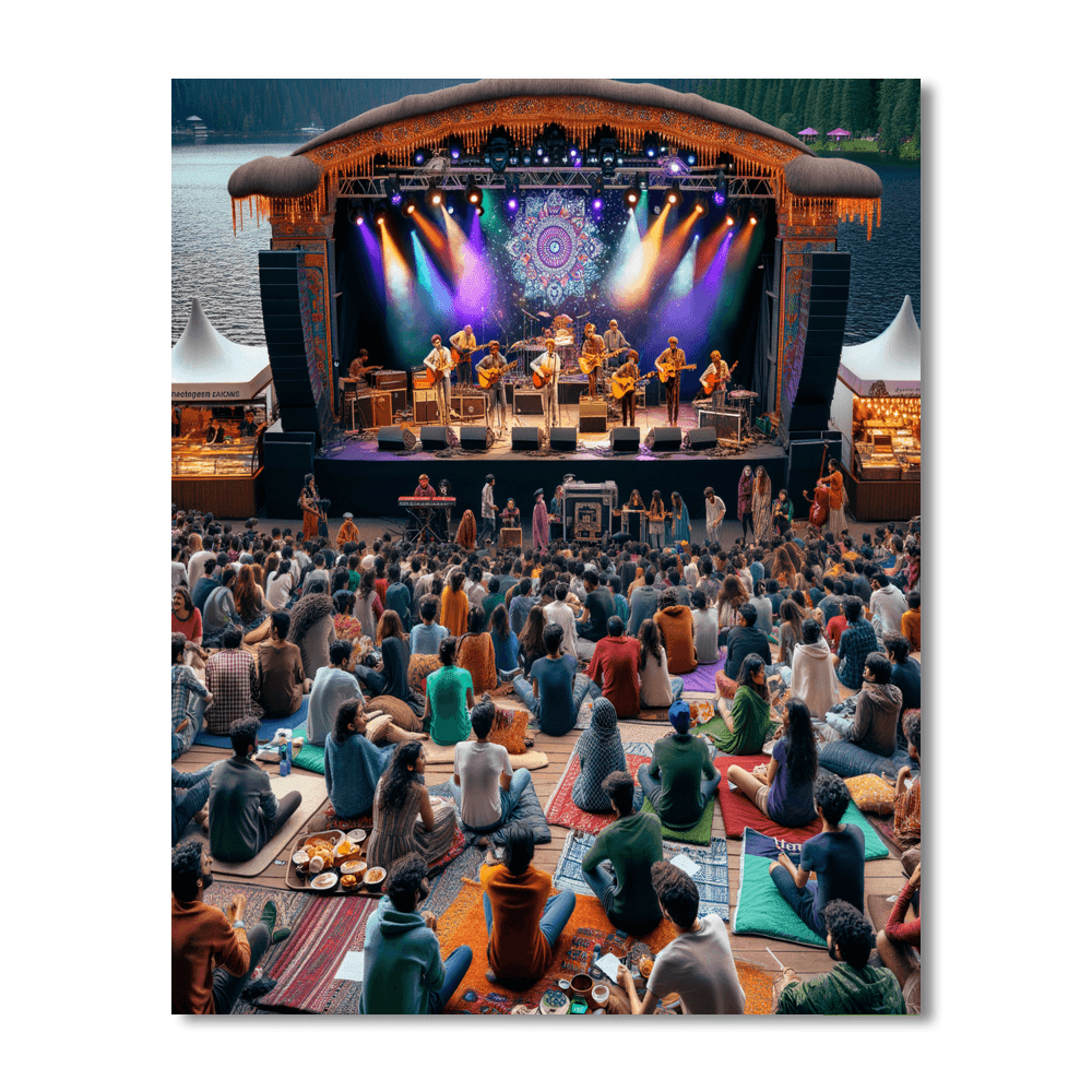 Montreux Jazz Festival Painting Number Kit