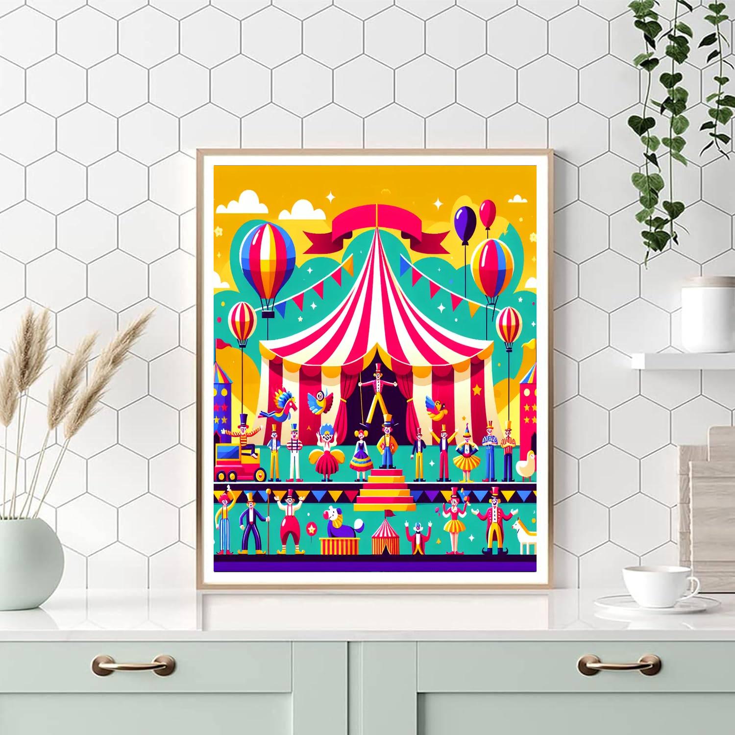 Circus Of Marvels Painting By Numbers Kit