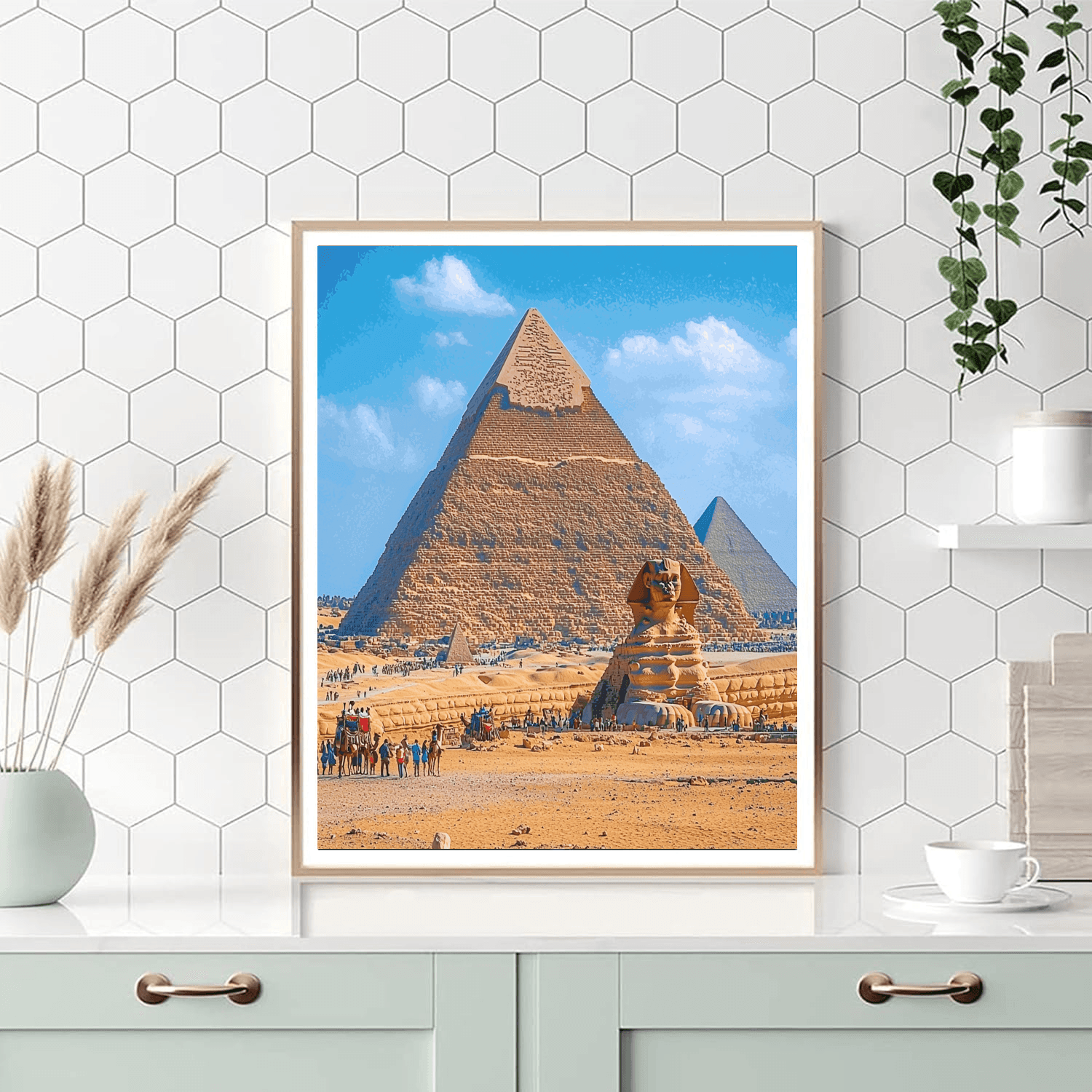 Giza Pyramids - Egypt DIY Paint By Numbers