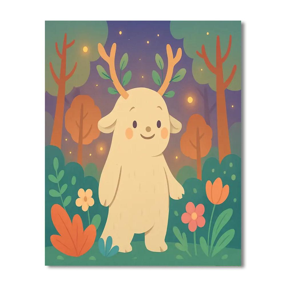 Gentle Forest Spirit Numbered Painting Kits