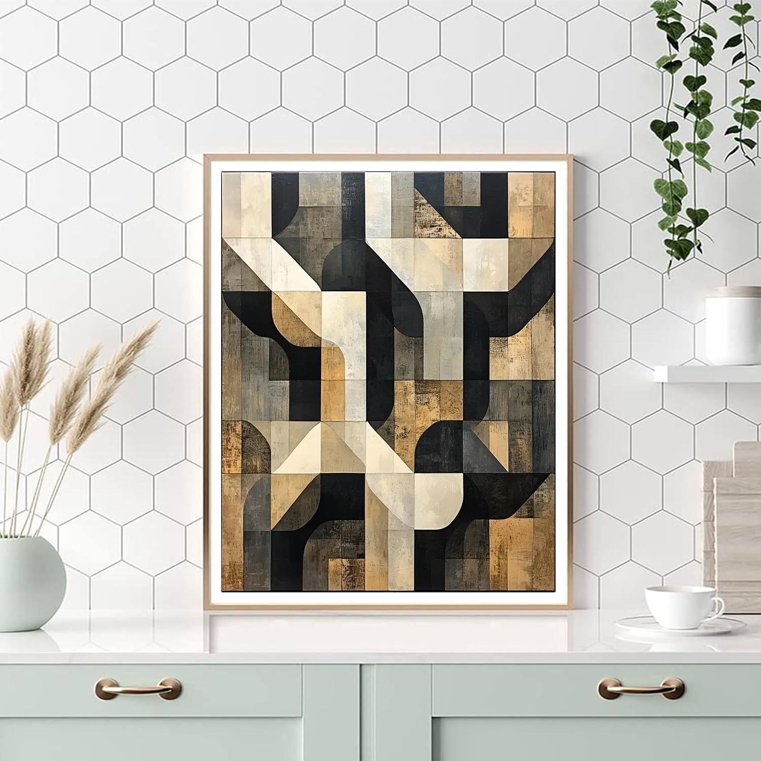 M.C. Escher Inspired Fluid Symmetries  Painting Number Kit