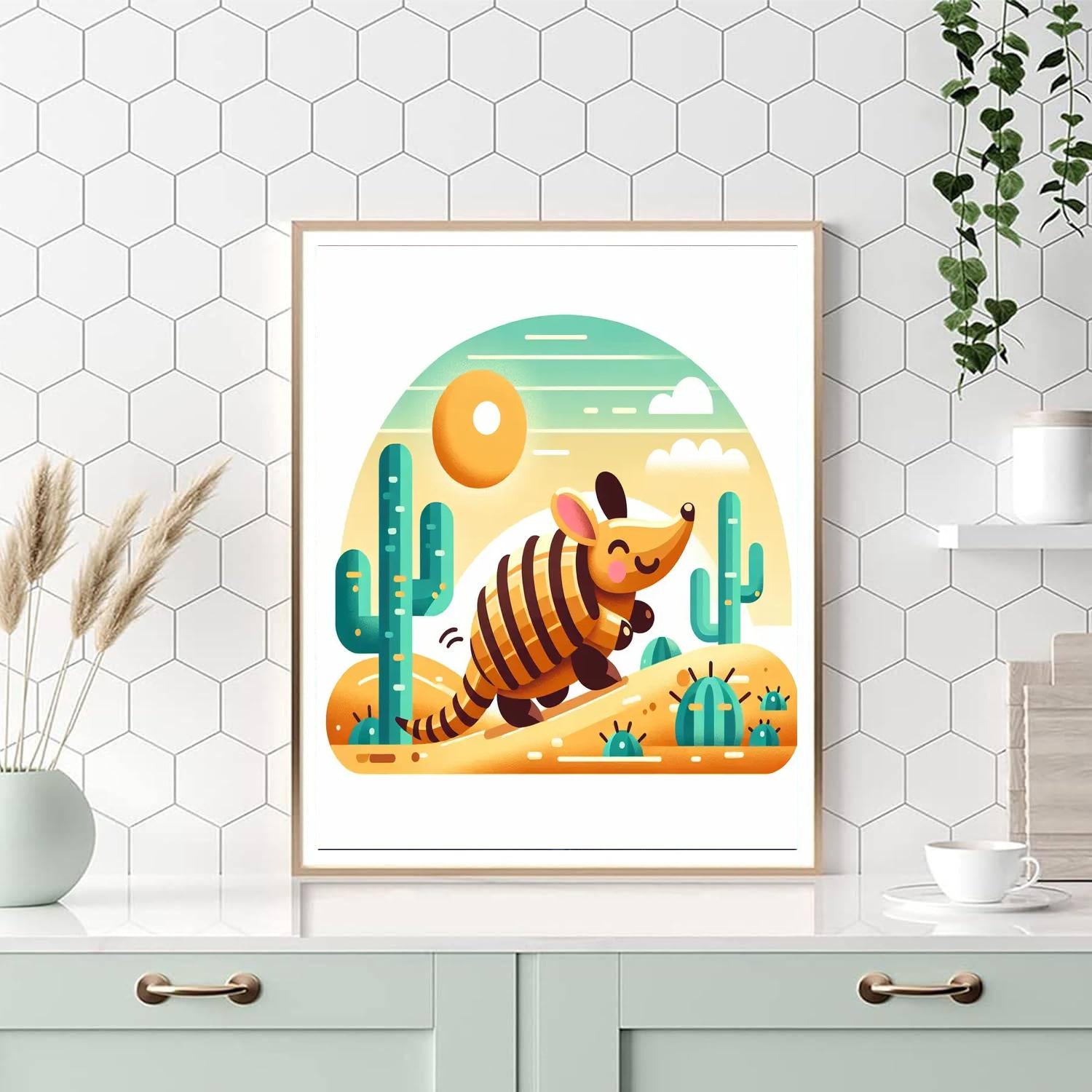 Adventurous Armadillo Painting By Numbers Kit
