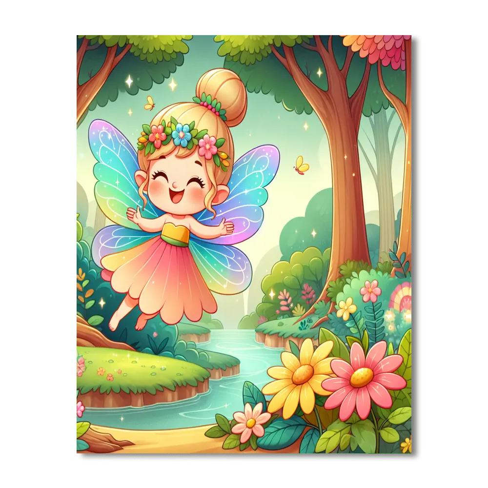 Enchanted Fairy Number Painting
