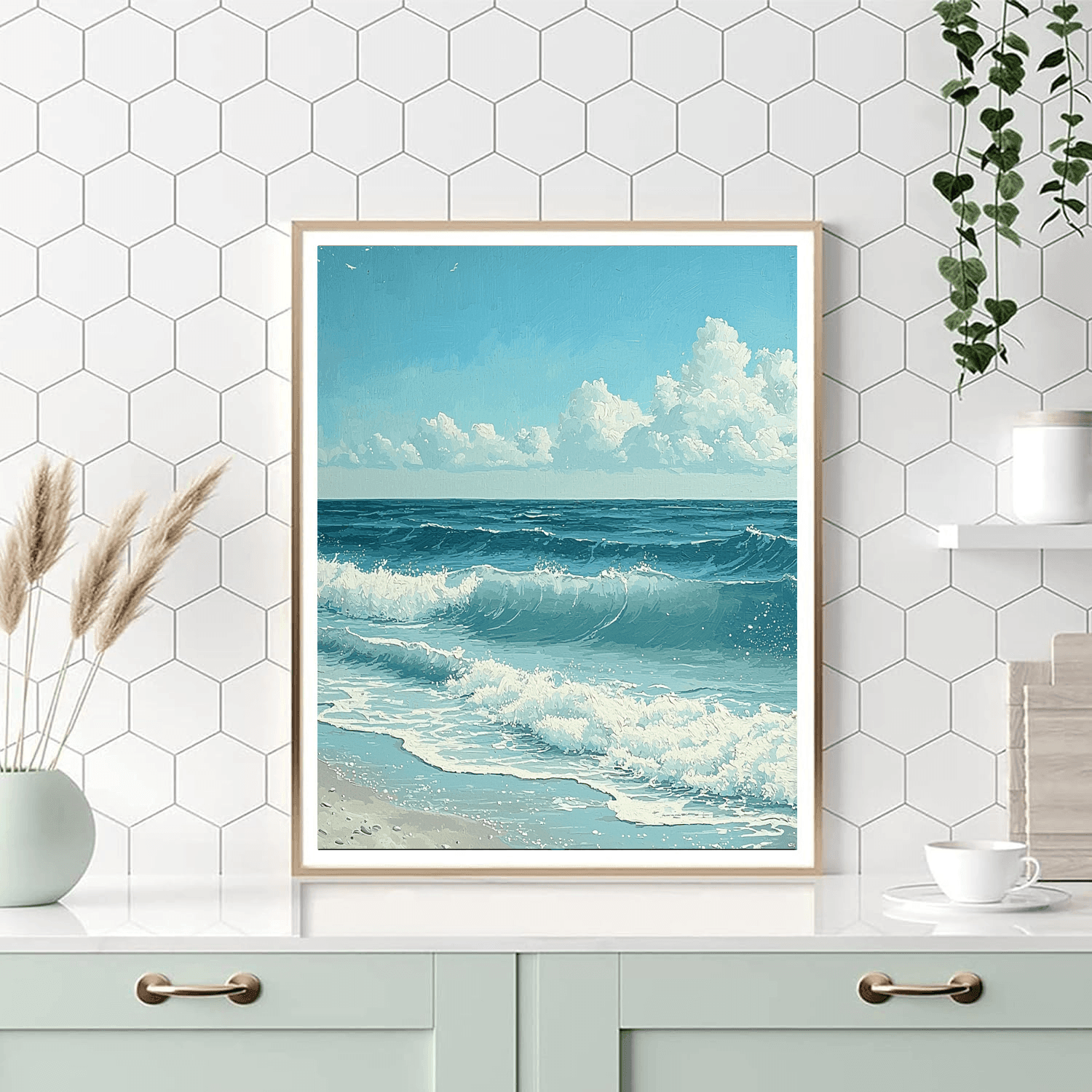 Winslow Homer Inspired Tranquil Ocean Dreams  Painting By Numbers Kit