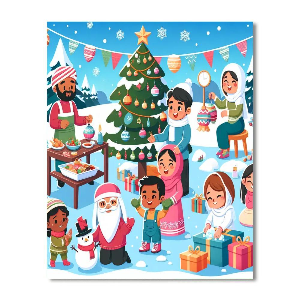 Whimsical Holiday Wonders Paint By Numbers Kits