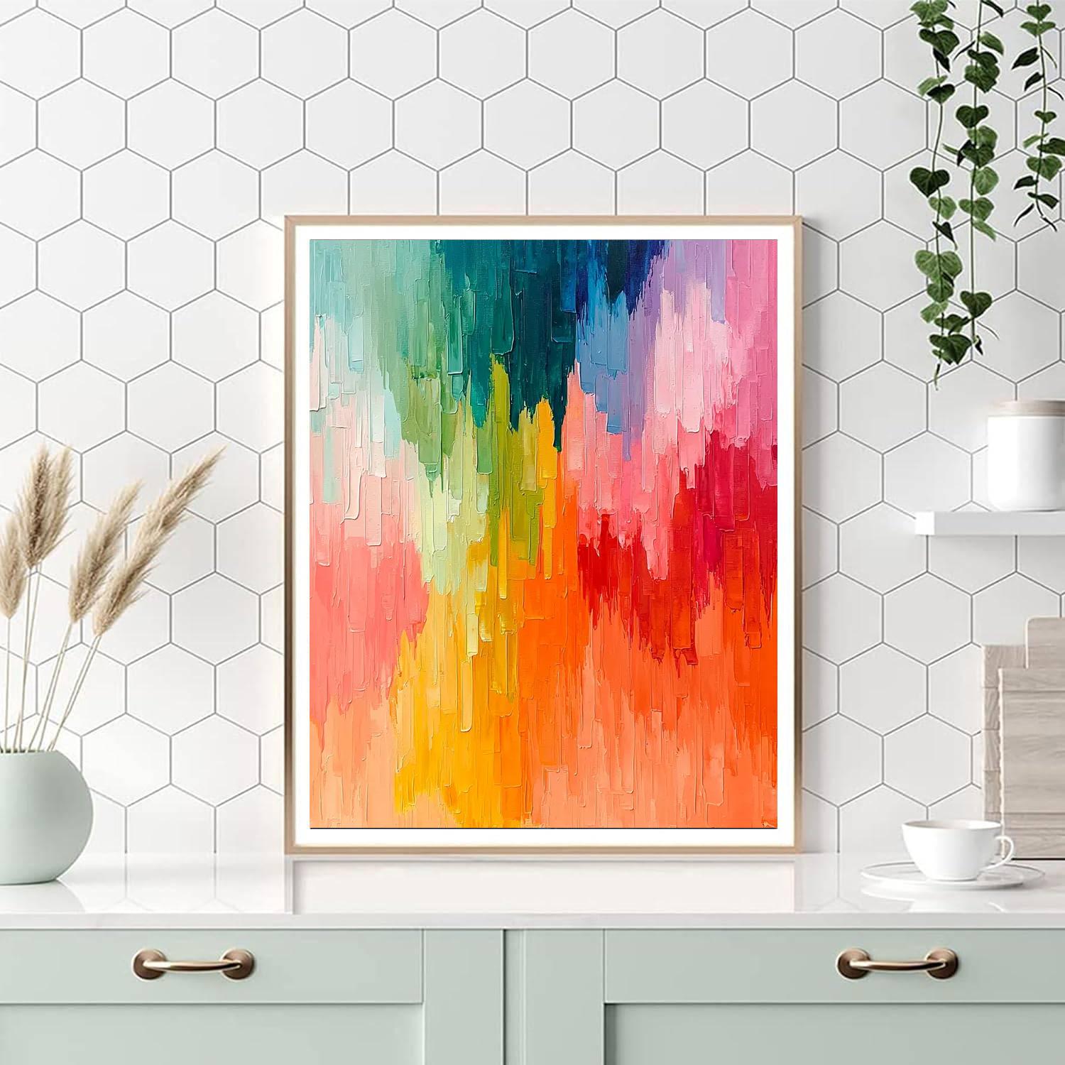 Paul Cézanne Inspired Cascading Light  Paint By Numbers Kits