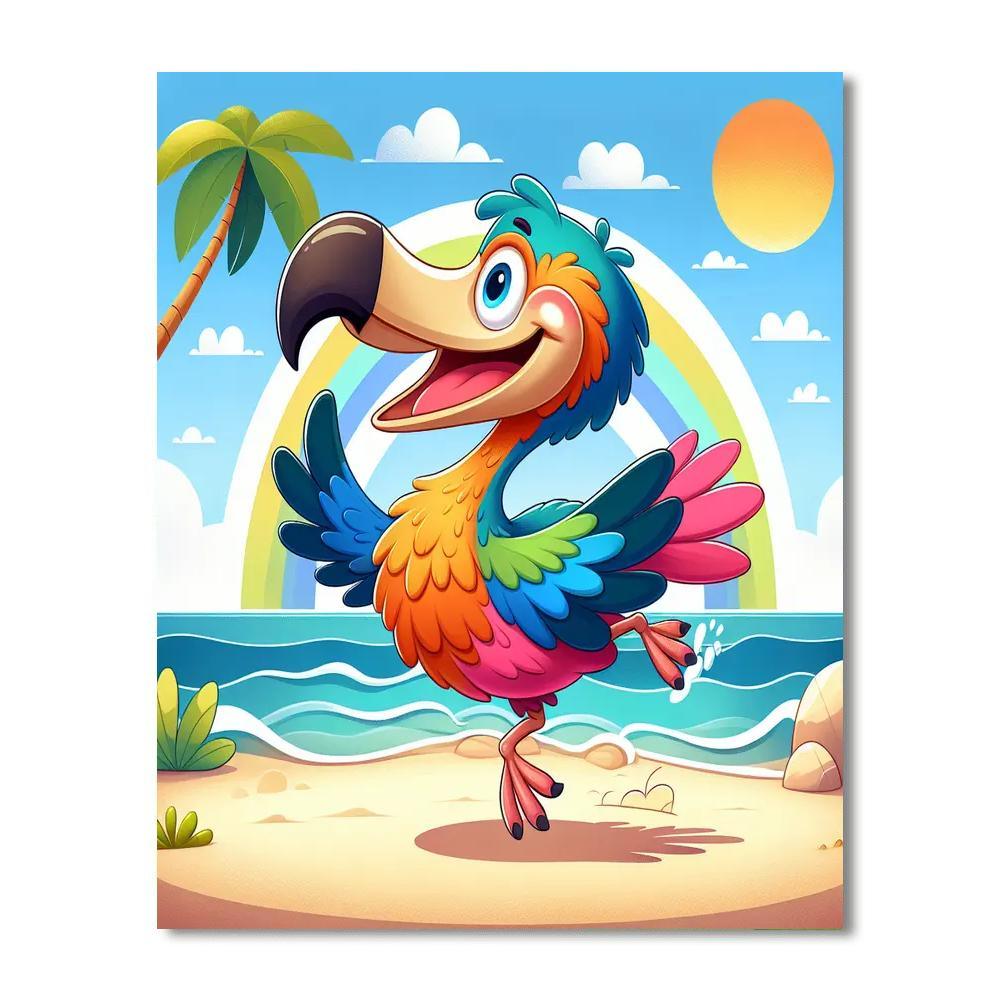 Dancing Dodo Painting Number Kit