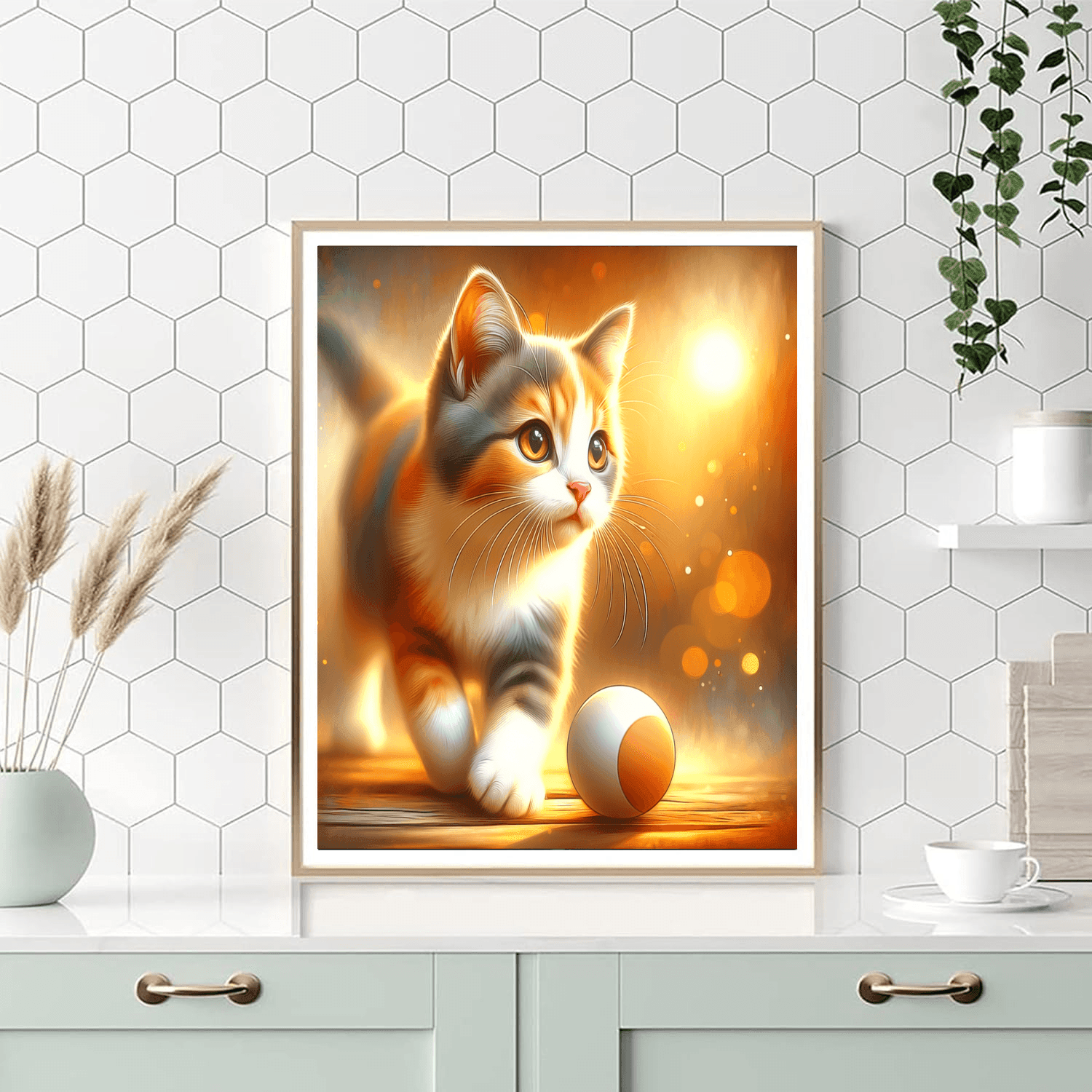 Cat Curiosity Paint By Number