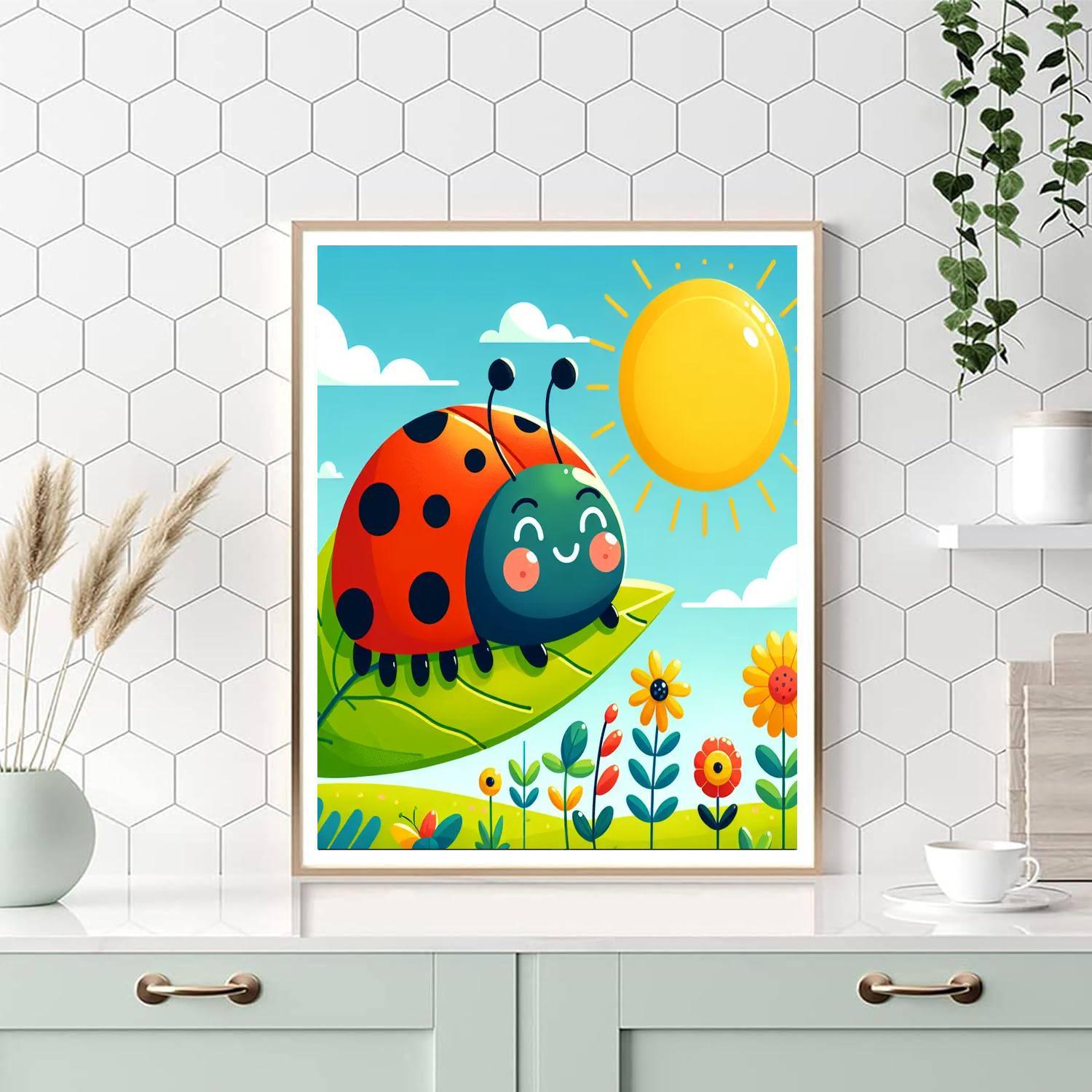 Sunshine Ladybug Paint By Numbers Kits